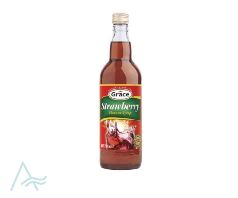 GRACE SYRUP STRAWBERRY PET 750ML